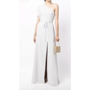 NWT Marchesa Notte Size 12 Bridesmaid Cosenza Gown Dress Chiffon Formal Wedding